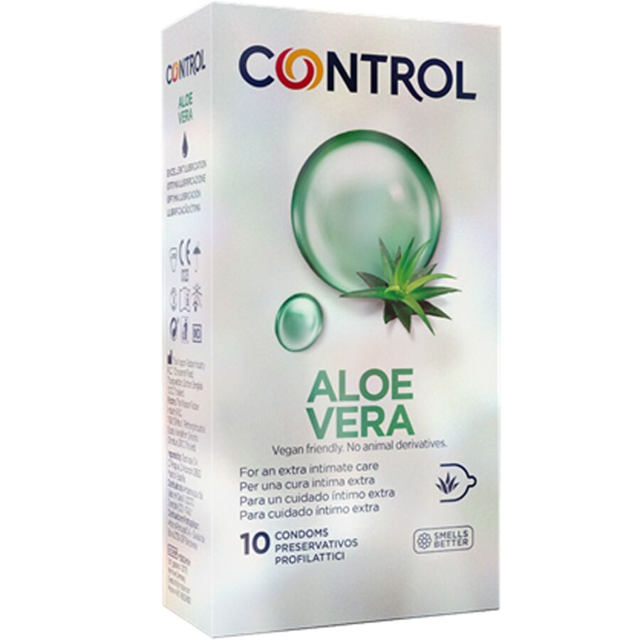CONTROL kondomer med Aloe Vera, 10 enheter