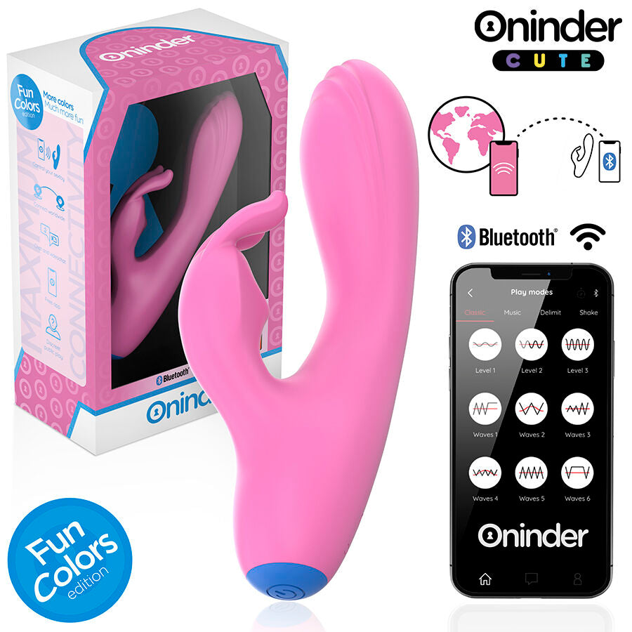 ONINDER CUTE Love Bunny Vibrator för G-punkt och klitoris