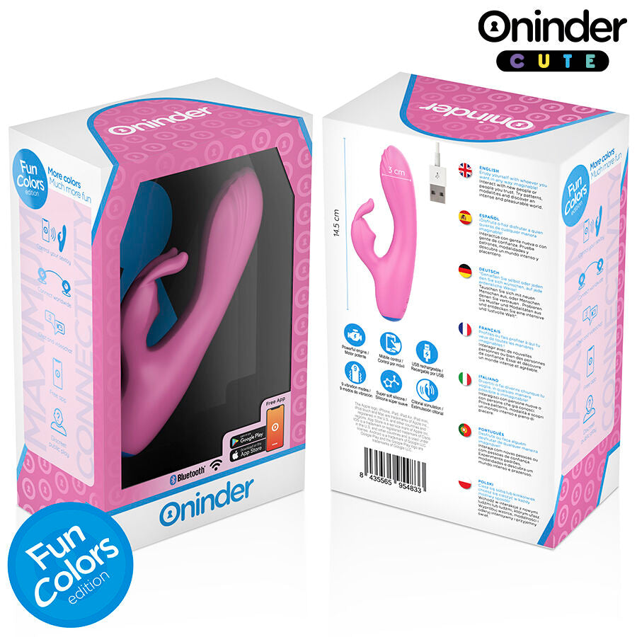 ONINDER CUTE Love Bunny Vibrator för G-punkt och klitoris