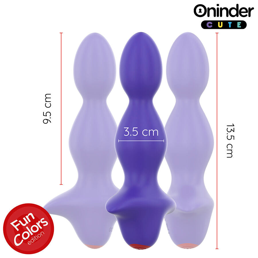 ONINDER CUTE vibrerande analplugg med appkontroll