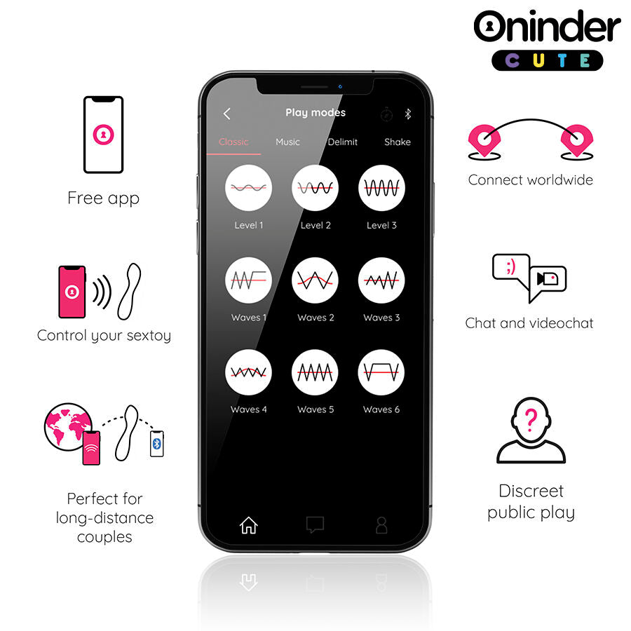 ONINDER CUTE G-Punkt Vibrator med app