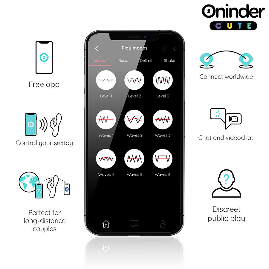 ONINDER CUTE - LOVE BUNNY G-SPOT KLITORISKT VIBRATOR