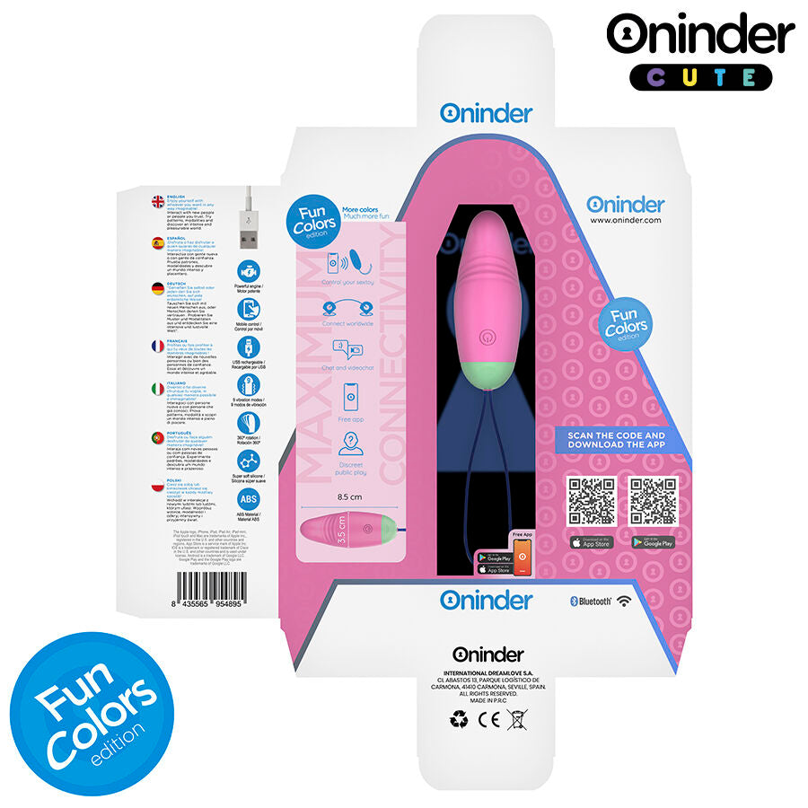 ONINDER CUTE Vibrerande Ägg med appkontroll