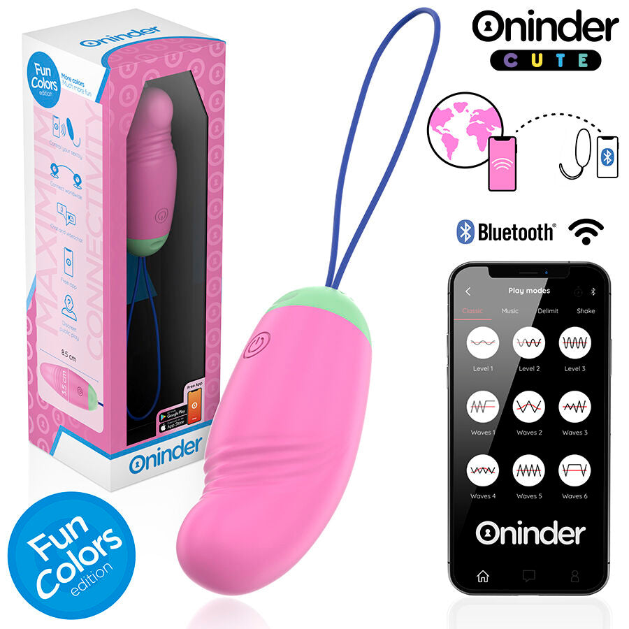ONINDER CUTE Vibrerande Ägg med appkontroll