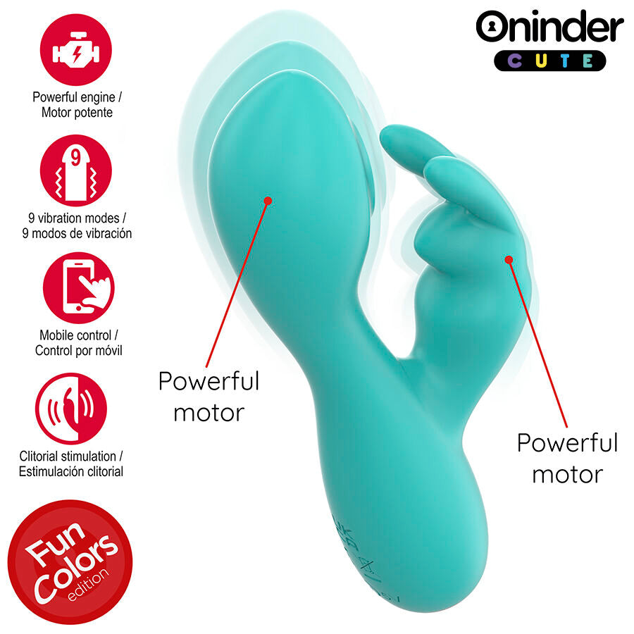 ONINDER CUTE - LOVE BUNNY G-SPOT KLITORISKT VIBRATOR