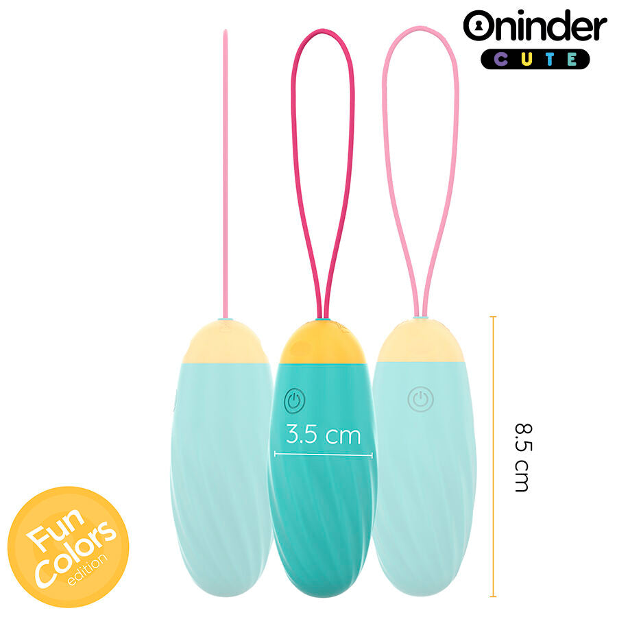 ONINDER CUTE Vibrerande Ägg med roterande silikonkulor