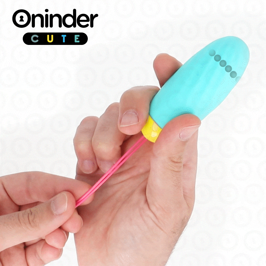 ONINDER CUTE Vibrerande Ägg med roterande silikonkulor
