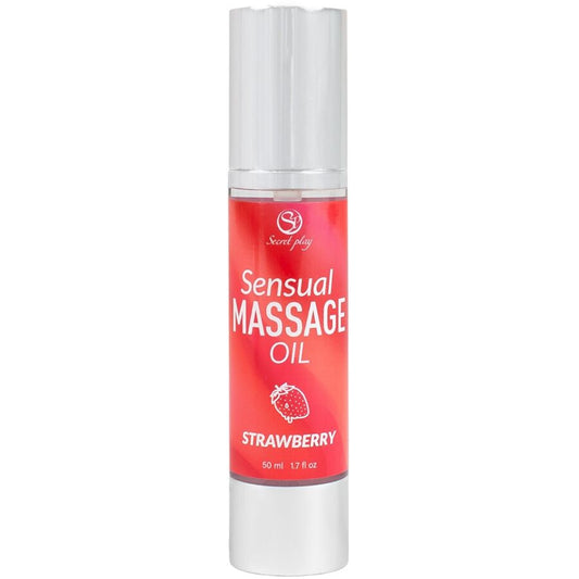 Jordgubb massageolja från SECRETPLAY 50 ml