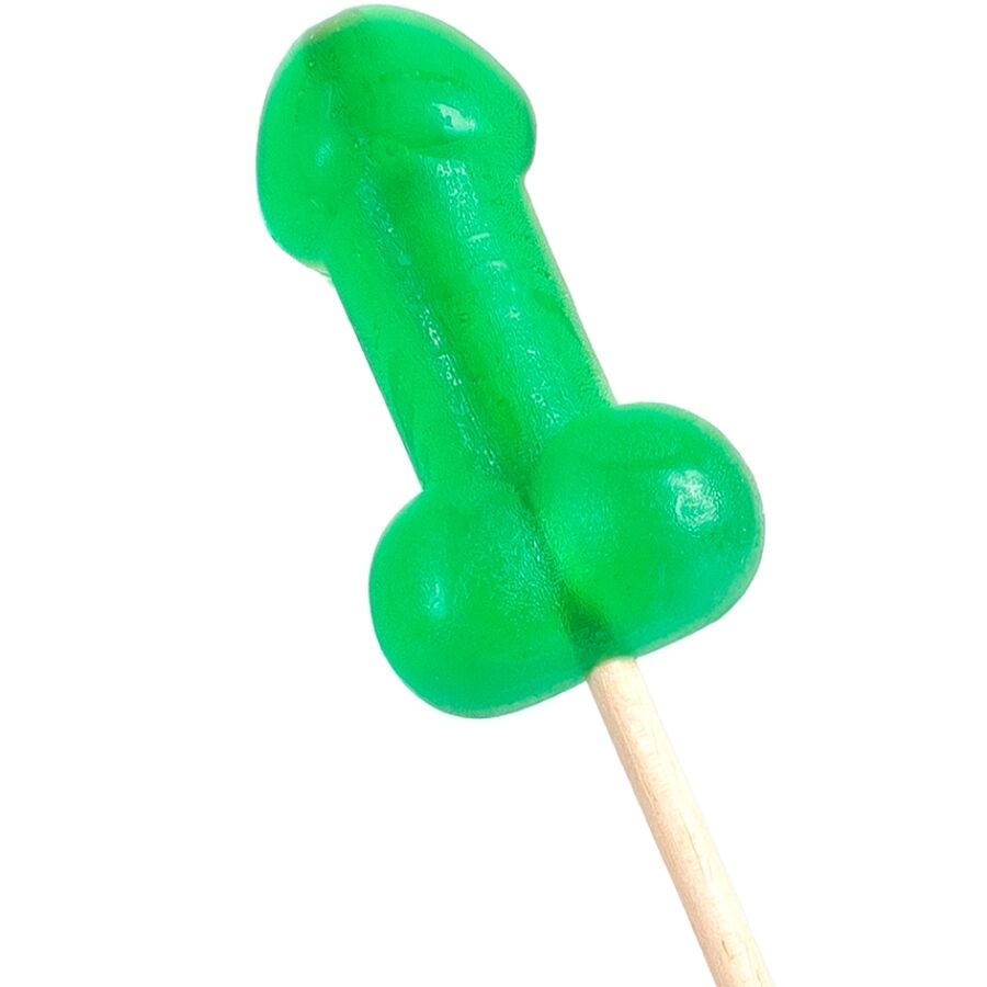 Mintgodis penis lollipop med kylande effekt
