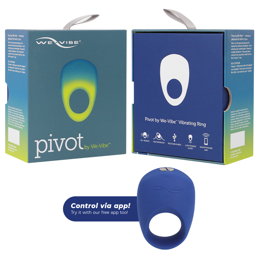 WE-VIBE Pivot vibratorring för klitorisstimulering