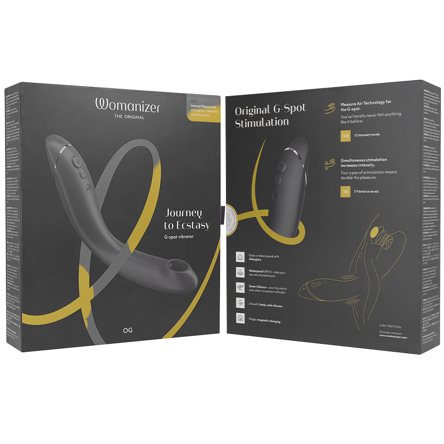 Womanizer OG G-Spot Vibrator i grå färg
