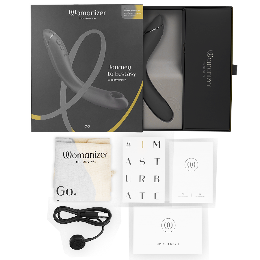Womanizer OG G-Spot Vibrator i grå färg