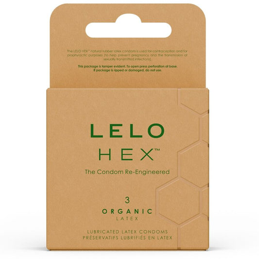 LELO HEX Organic kondombox med 3 enheter