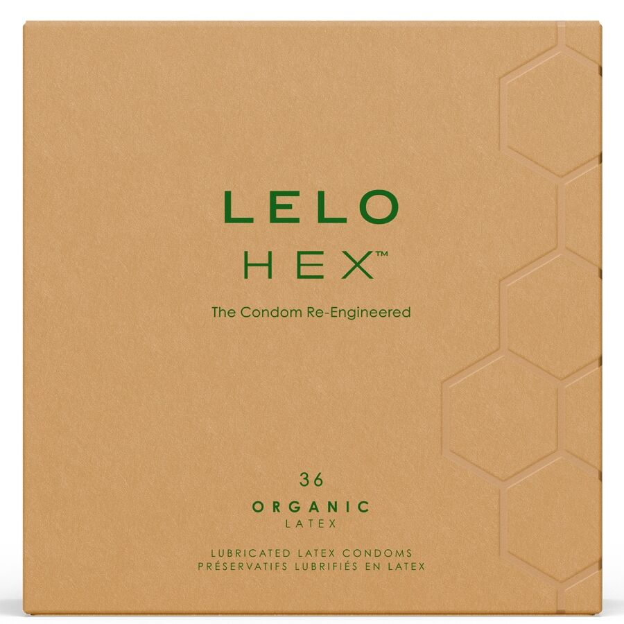 LELO HEX Organic kondombox med 36 enheter