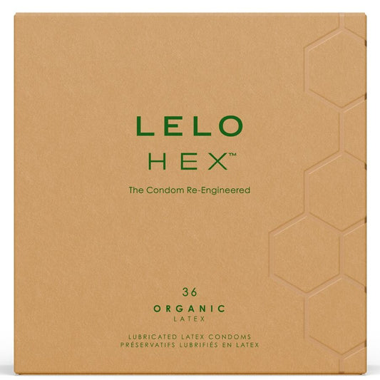 LELO HEX Organic kondombox med 36 enheter