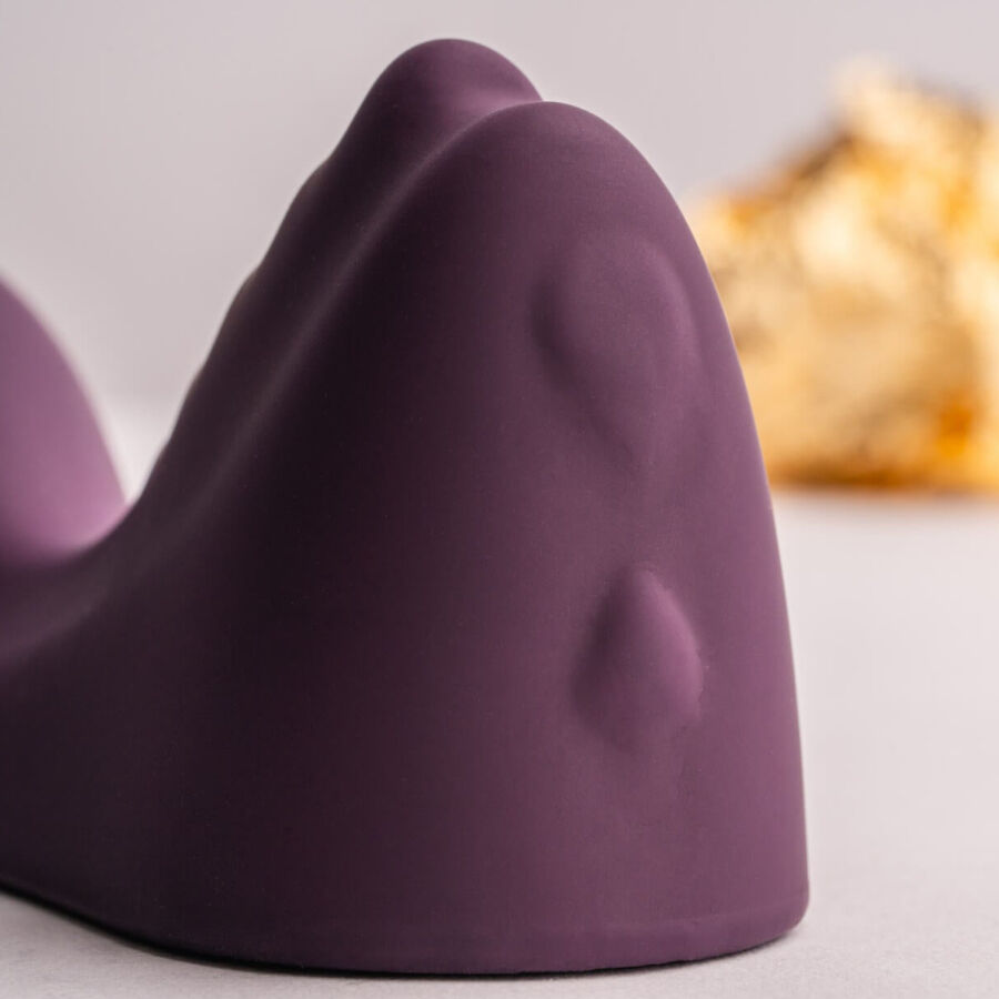 Rocks-Off Ruby Glow lila sit-on vibrator