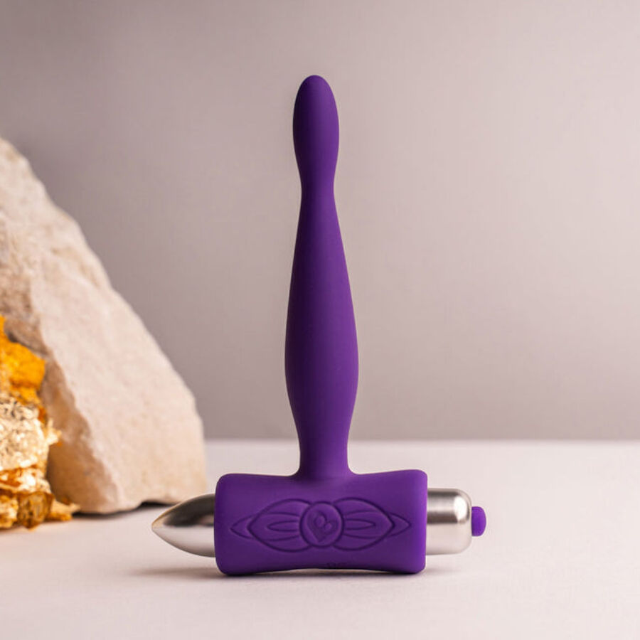 Rocks-Off Petite Sensations Teazer analplugg vibrator i lila