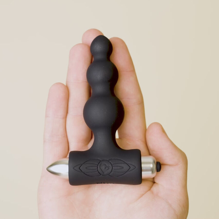 Rocks-Off Petite Sensations Bubbles analplugg vibrator i svart