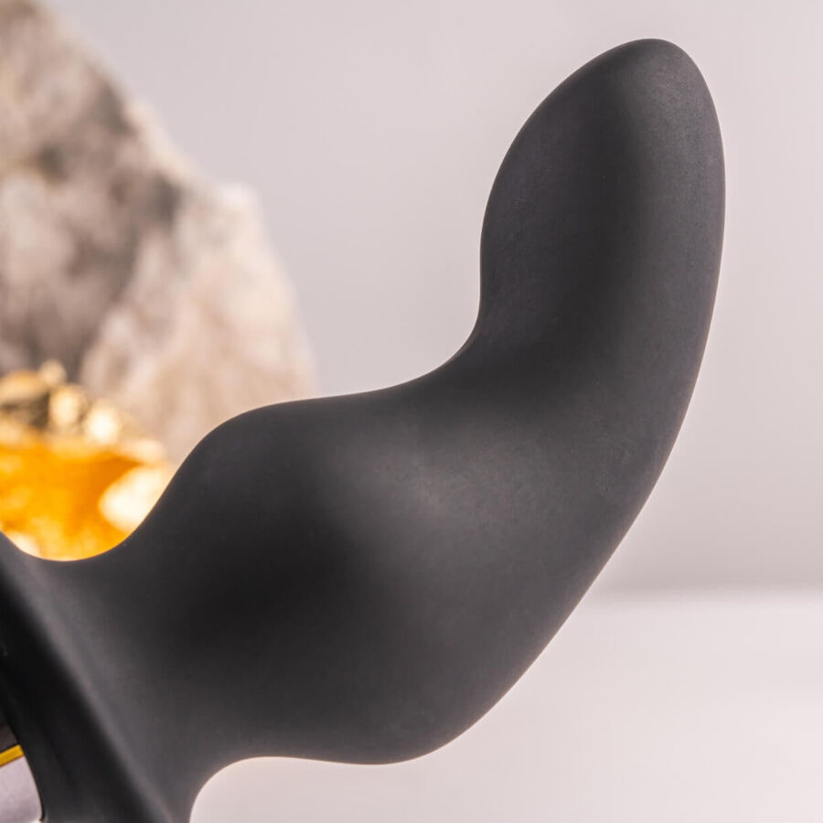 Rocks-Off Ro-Zen RRO analplugg med vibrerande penisring svart