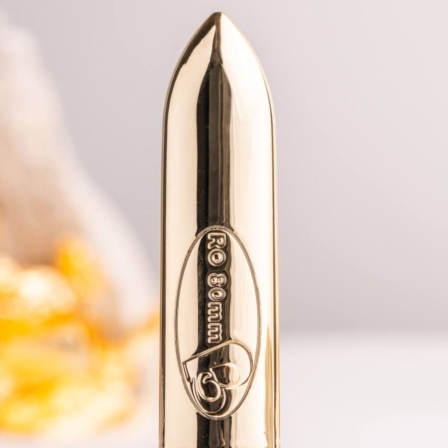 ROCKS-OFF RO-80 Champagne Golden Vibrerande Bullet