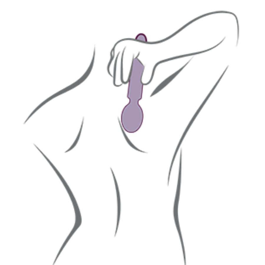 Rocks-Off Oriel flexibel wand vibrator i fuchsia