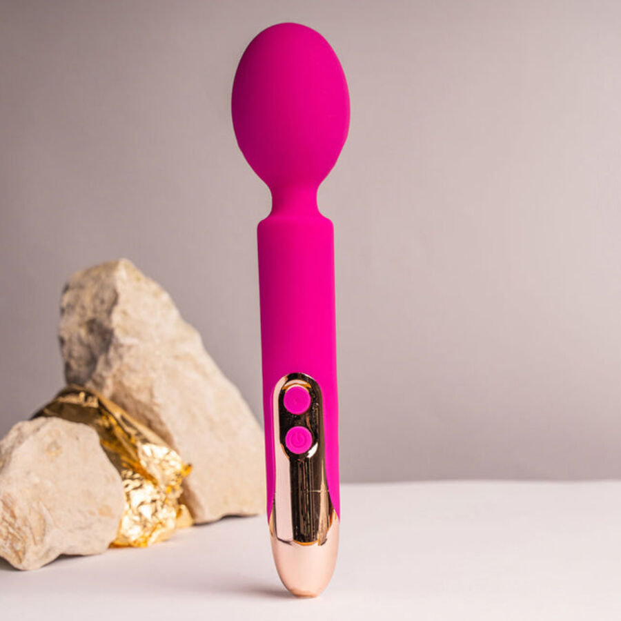 Rocks-Off Oriel flexibel wand vibrator i fuchsia