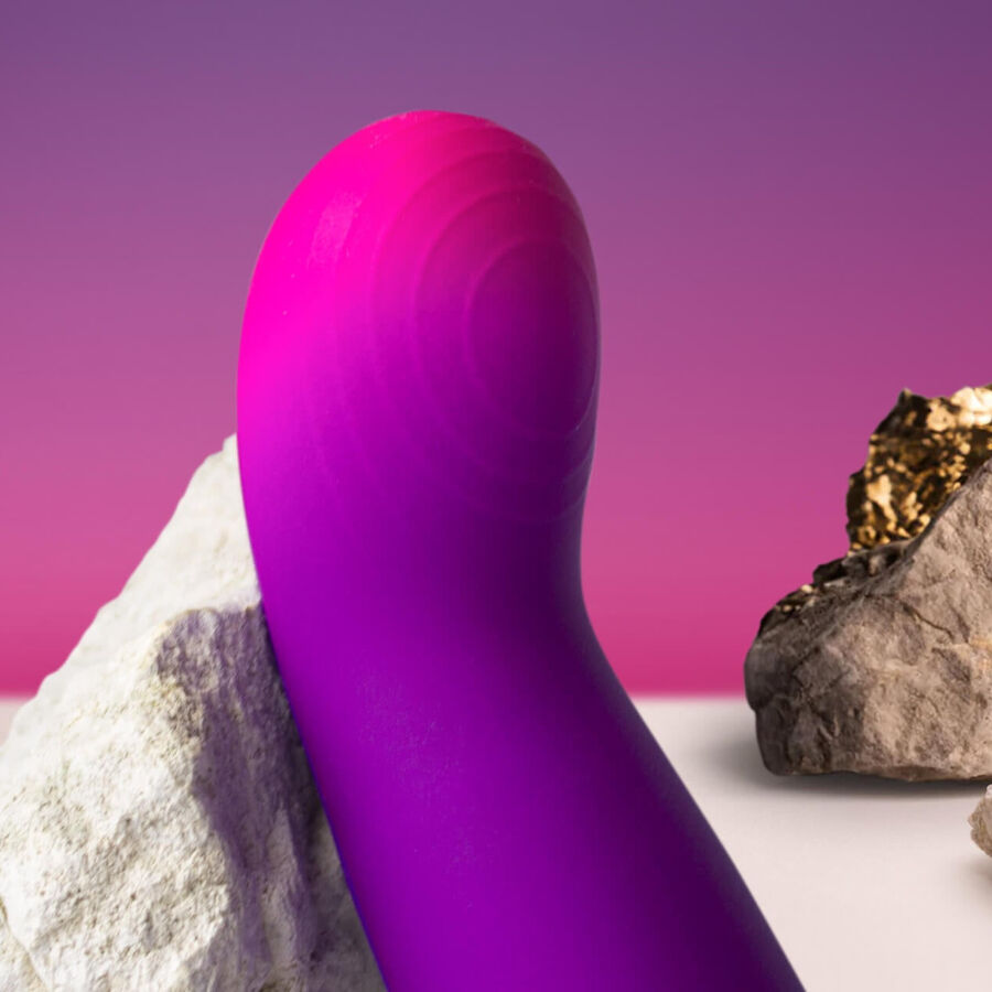 Glow Girl Vibe diskret lila G-punkt vibrator