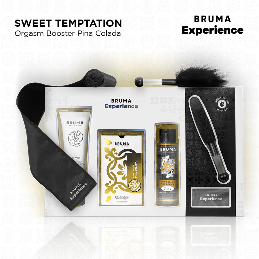 BRUMA XPERIENCE - SWEET PINA COLADA TEMPTATION PACK MED ORGASM-FÖRBÄTTRARE