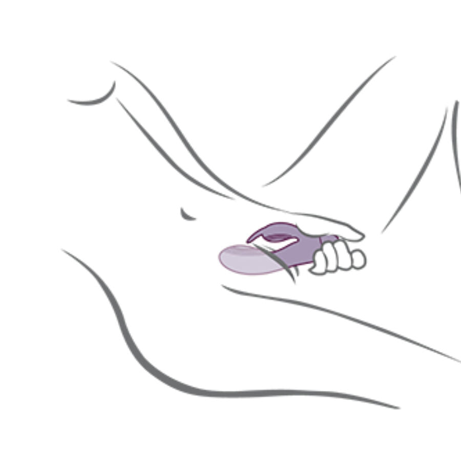 ROCKS-OFF - GLO-GIRL PURPLE RABBIT VIBRATOR