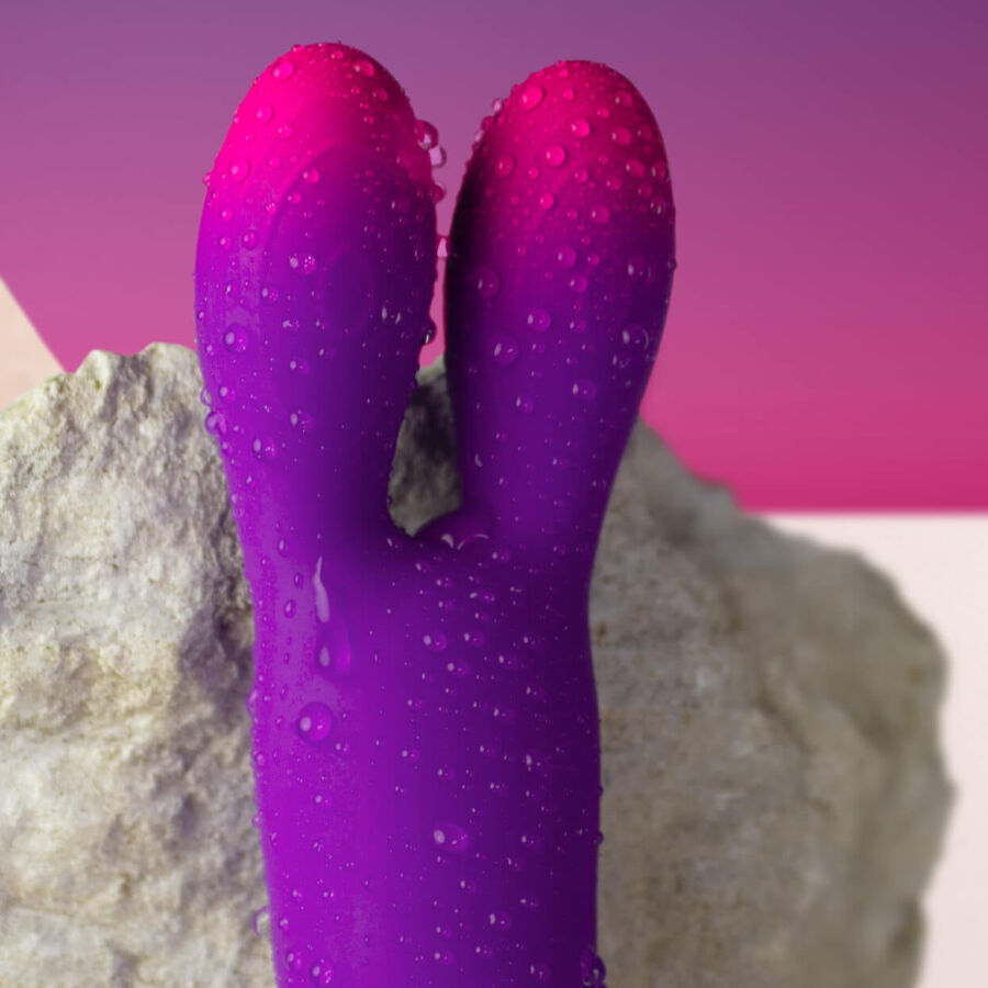 Glo-Girl Bunny lila flexibel vibrator
