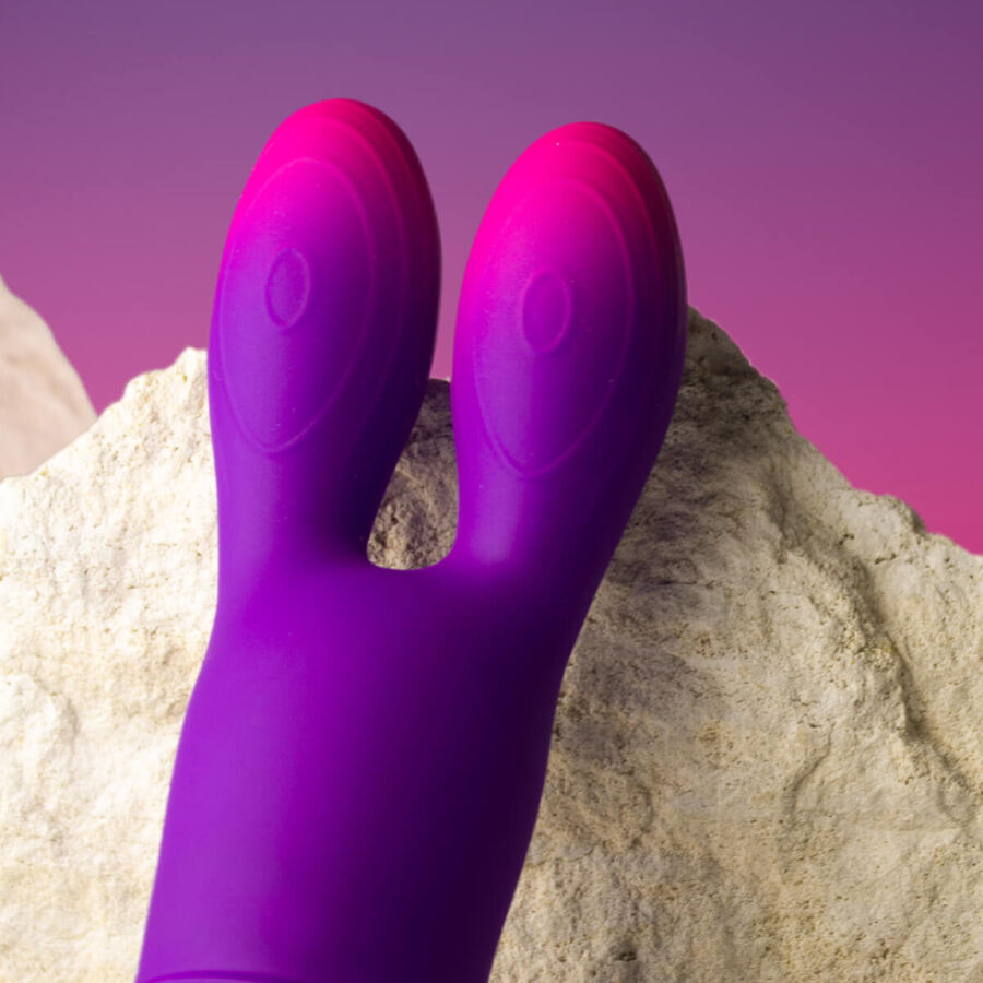 Glo-Girl Bunny lila flexibel vibrator