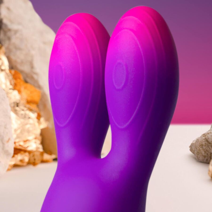 Glo-Girl Bunny lila flexibel vibrator