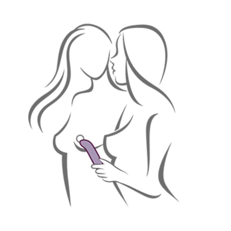 Rocks-Off Chaiamo G vibrator för G-punkten i lila
