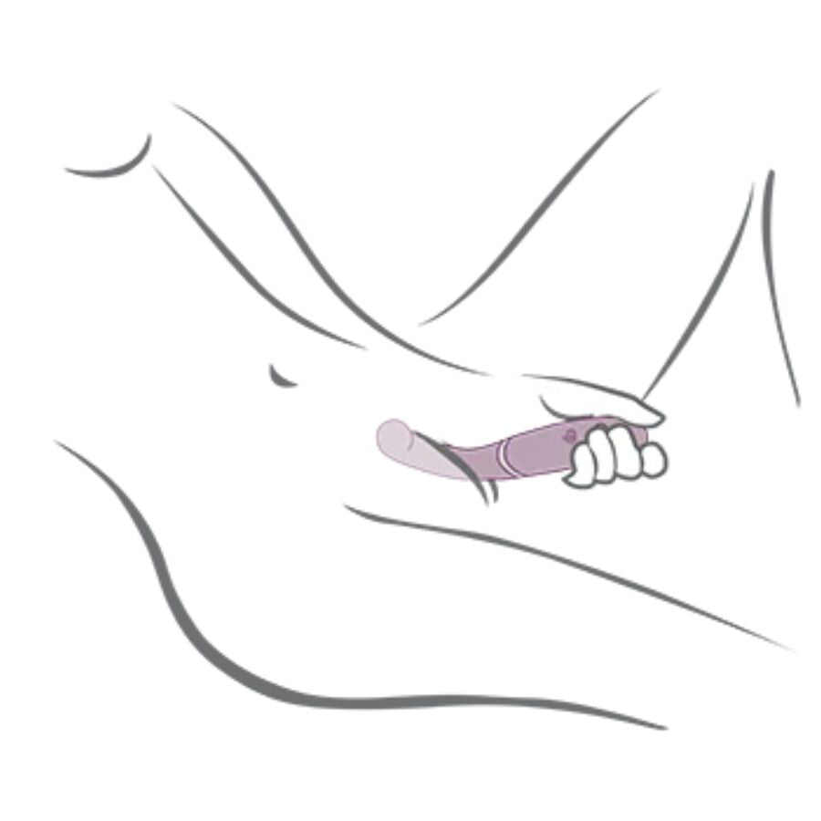 ROCKS-OFF Gemini Dual Vibrator i lila