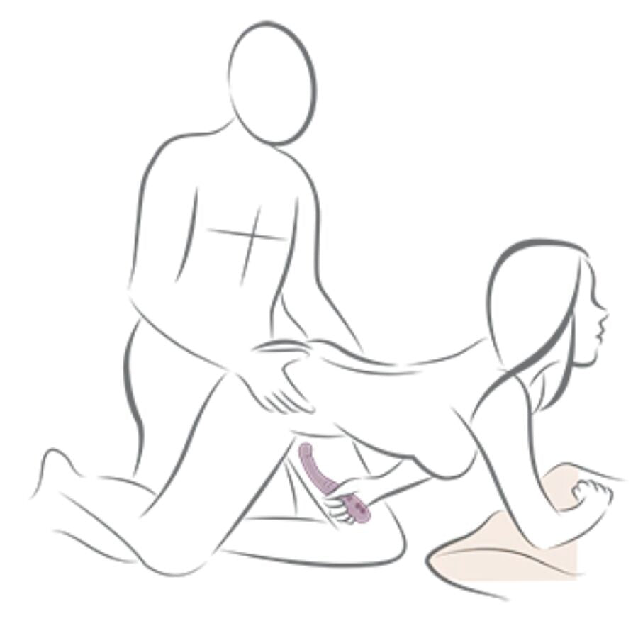 ROCKS-OFF Gemini Dual Vibrator i lila