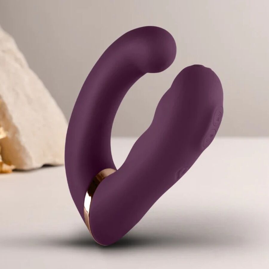 ROCKS-OFF Gemini Dual Vibrator i lila