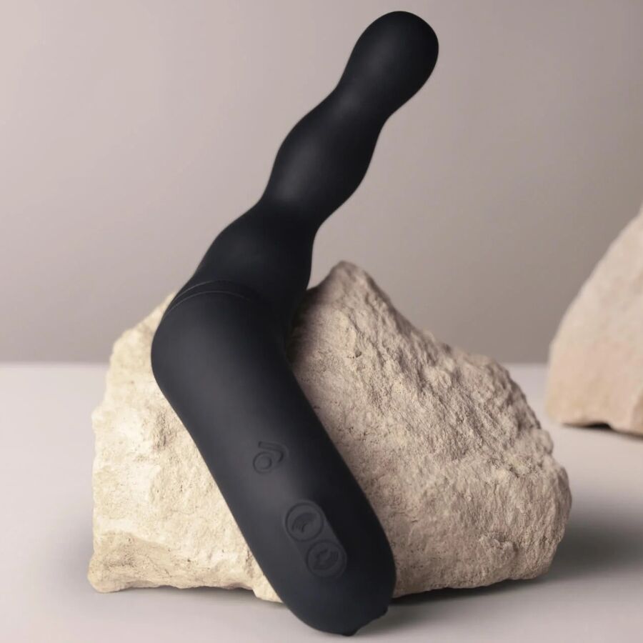 ROCKS-OFF Black Prostate and Anal Vibrator Adapter