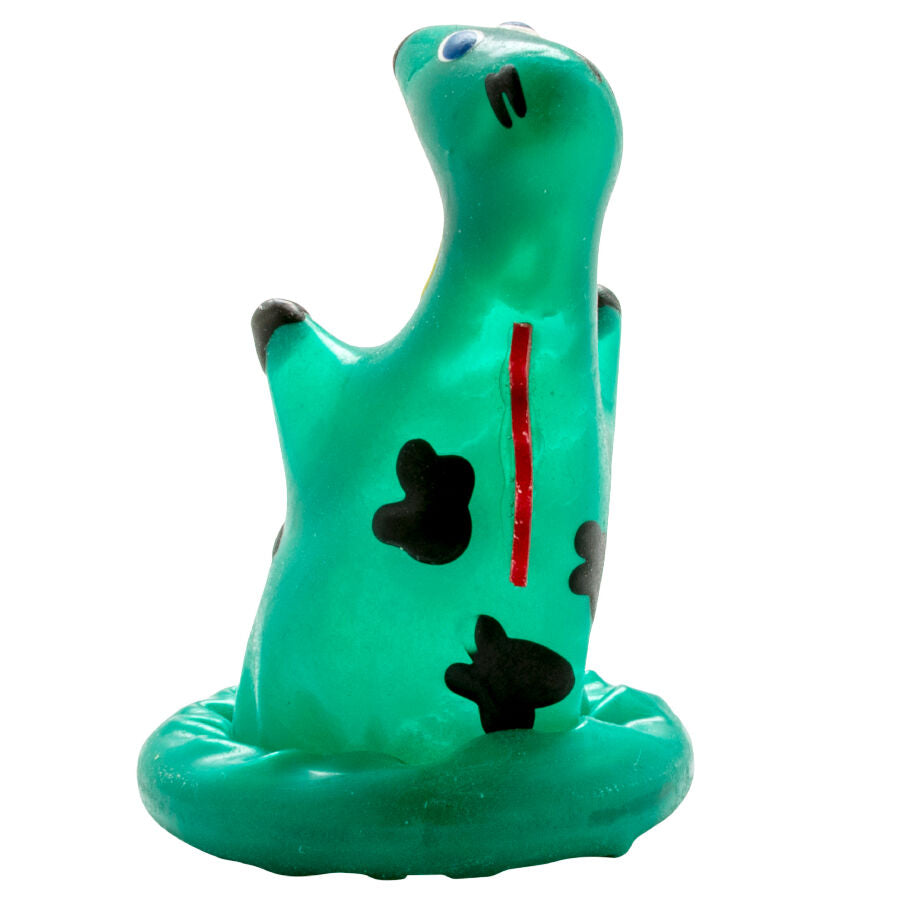 Handmålade novitetskondomer Loch Ness Monster