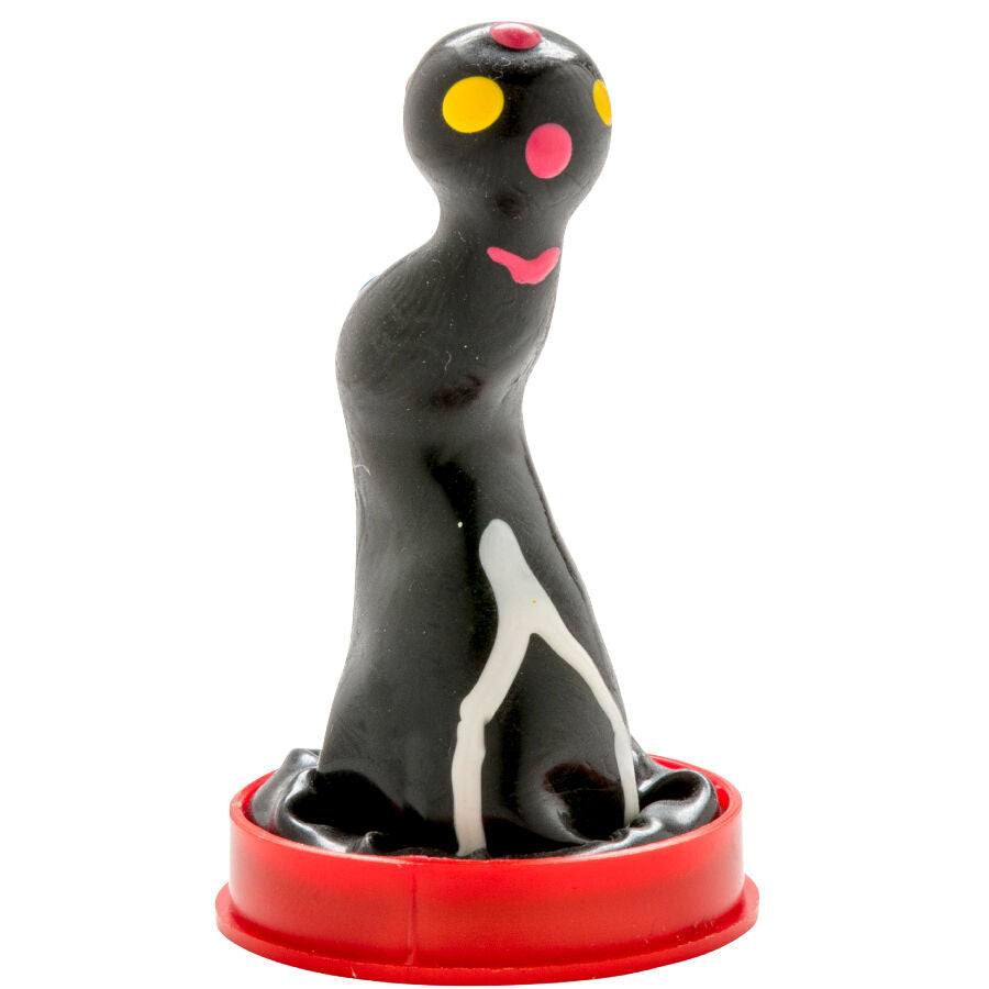 Handmålade novelty kondomer med sälmotiv