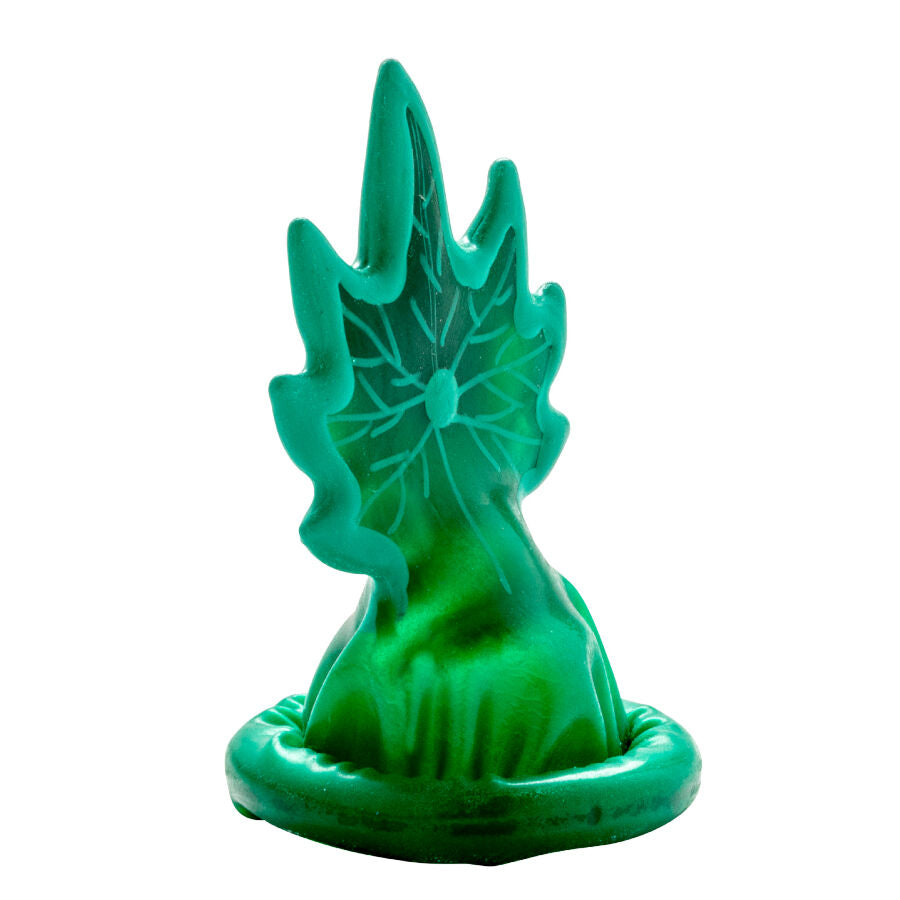 Handmålade kondomer i cannabisdesign