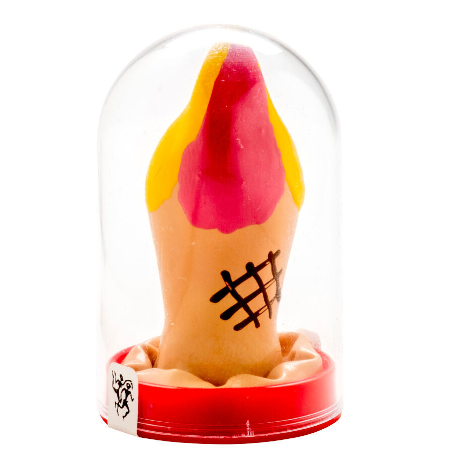 Handmålade novelty kondomer med glassmotiv