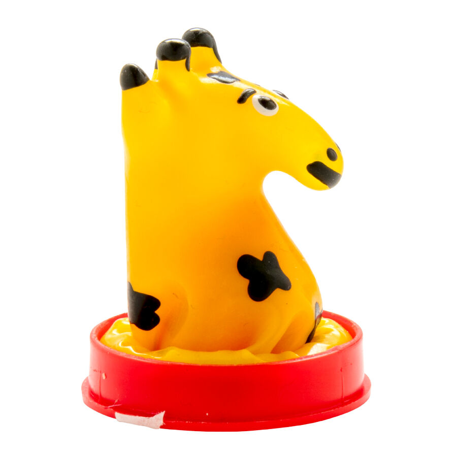 Handmålade novelty kondomer med giraffdesign