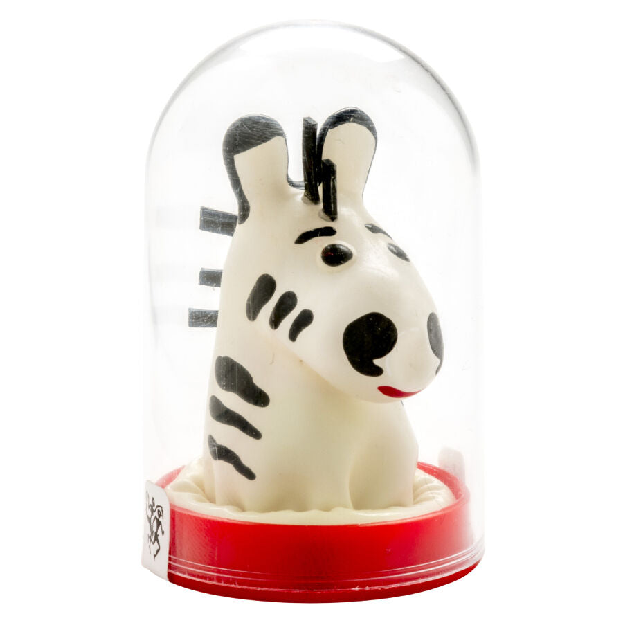 Handmålade kondomer i zebra-design