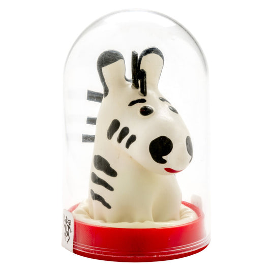 Handmålade kondomer i zebra-design
