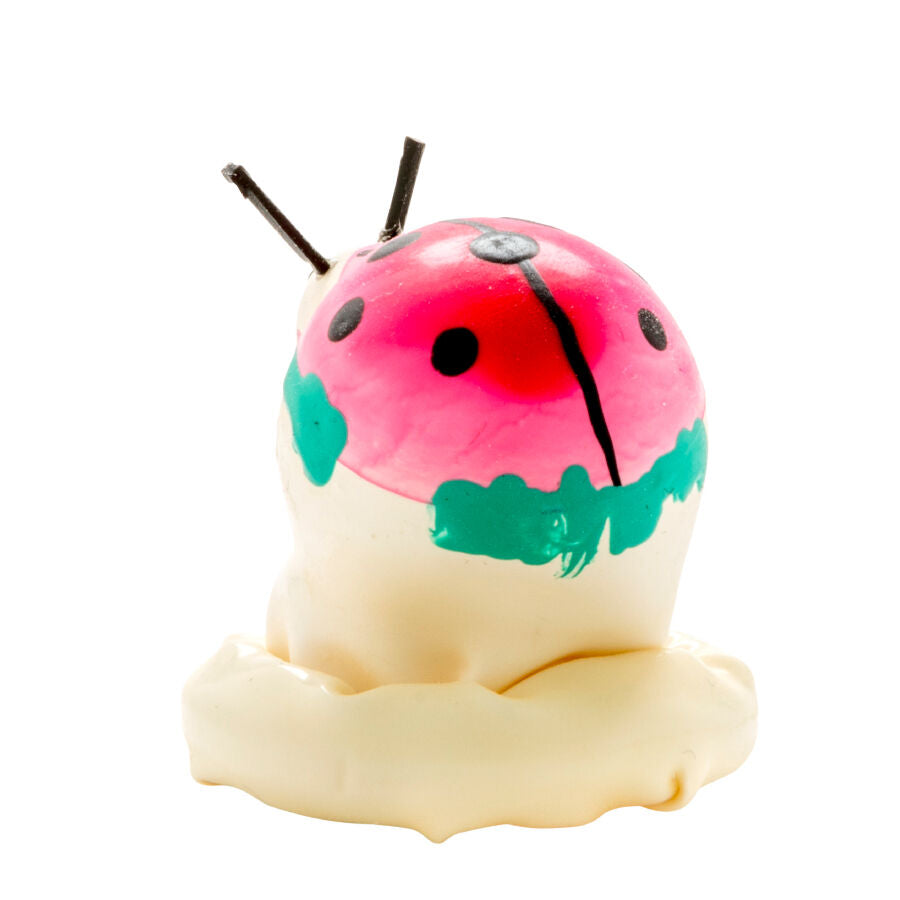 Handmålade novitetskondomer i Ladybird-modell