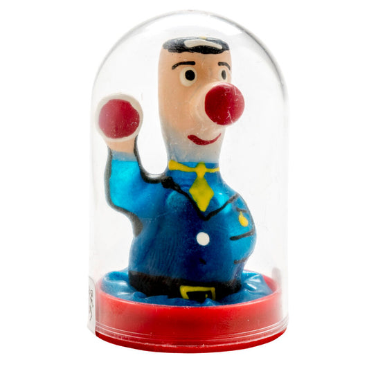 Handmålade novelty kondomer med polisdesign