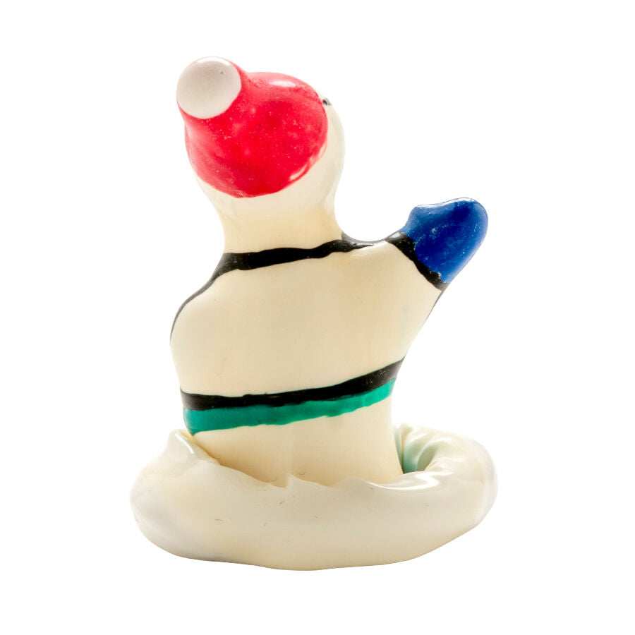 Handmålade novitetskondomer med snowboarder-design