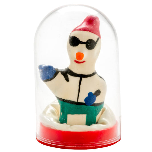 Handmålade novitetskondomer med snowboarder-design