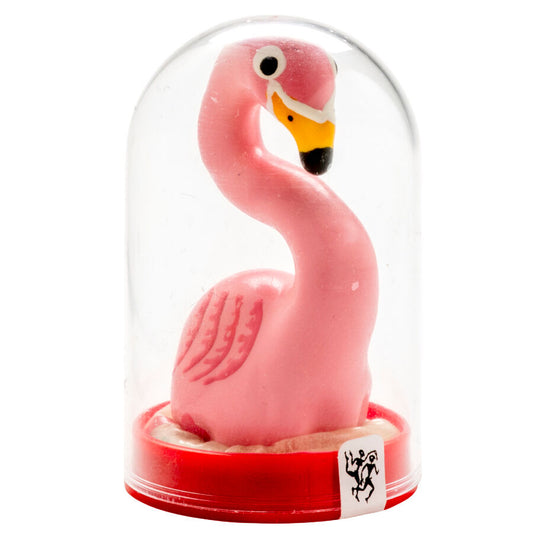 Handmålade novelty kondomer i Flamingo Rosa