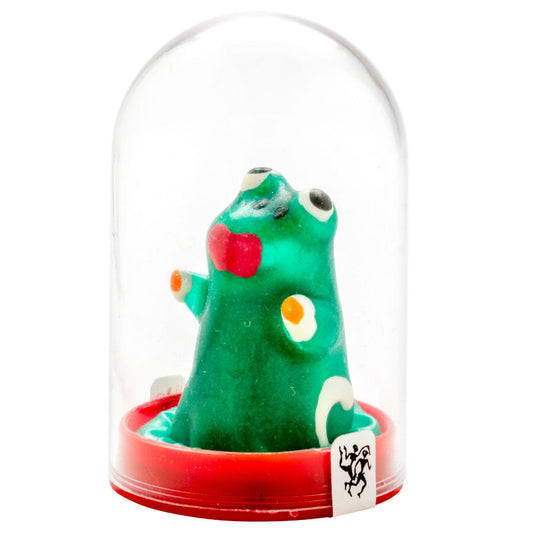 Handmålade novelty kondomer med grodmotiv